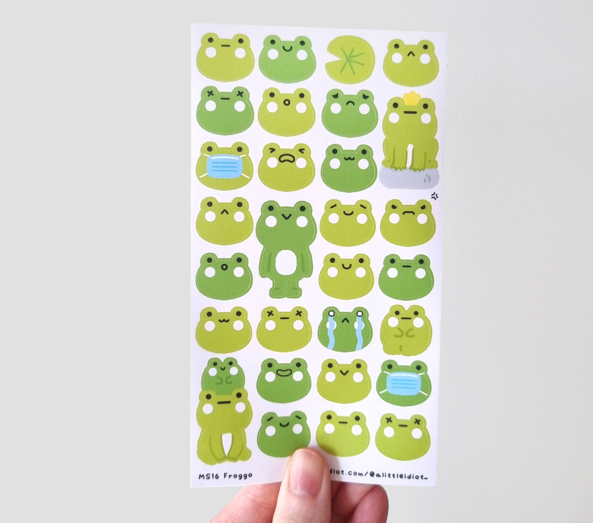 Froggo Sticker Sheet