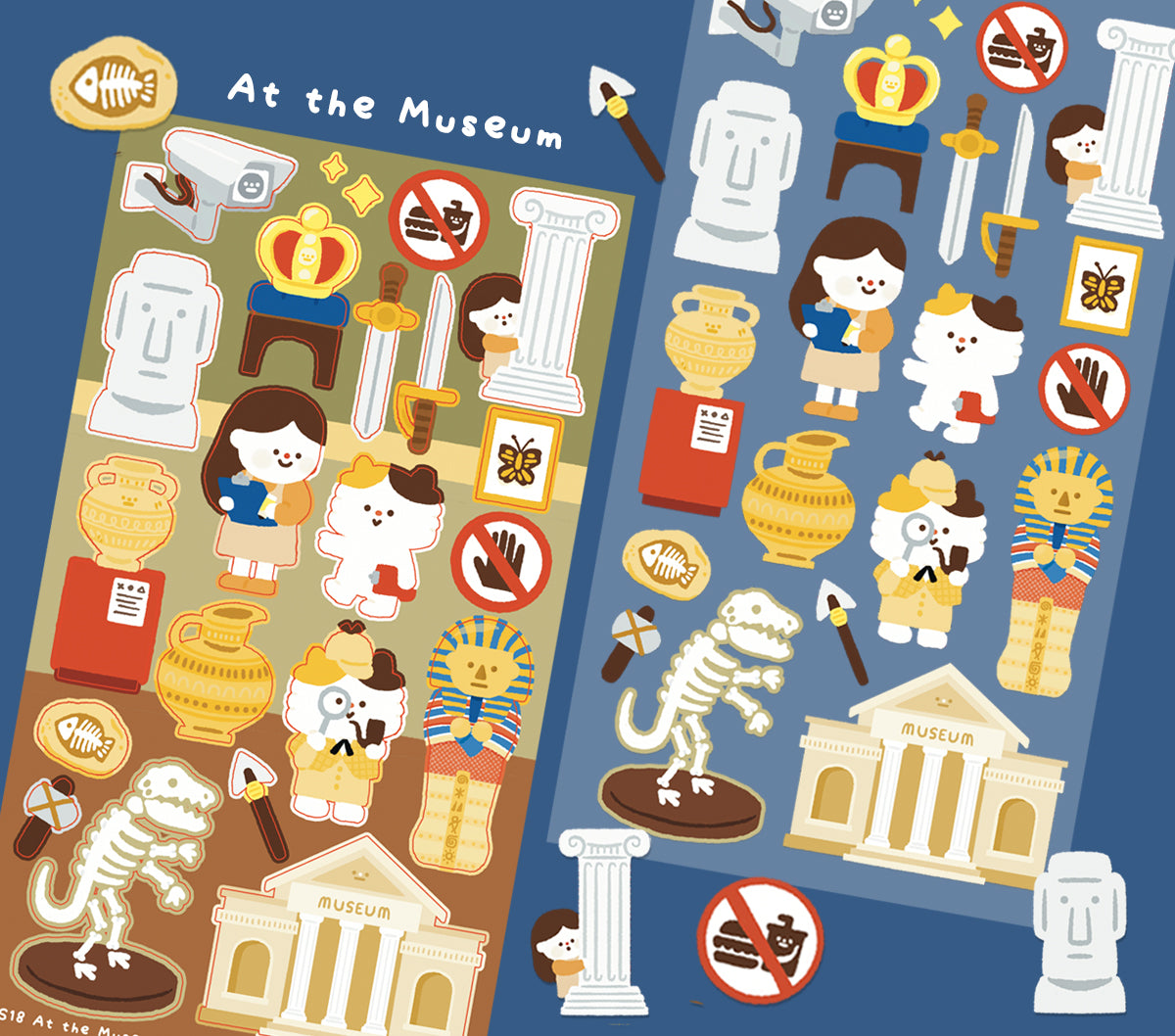 At the Museum Sticker Sheet