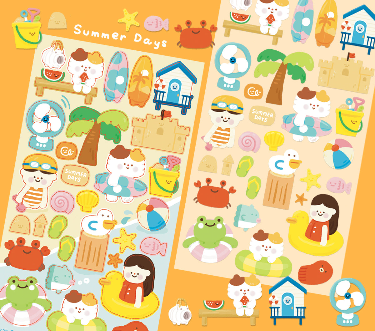 Summer Days Sticker Sheet [PATREON]